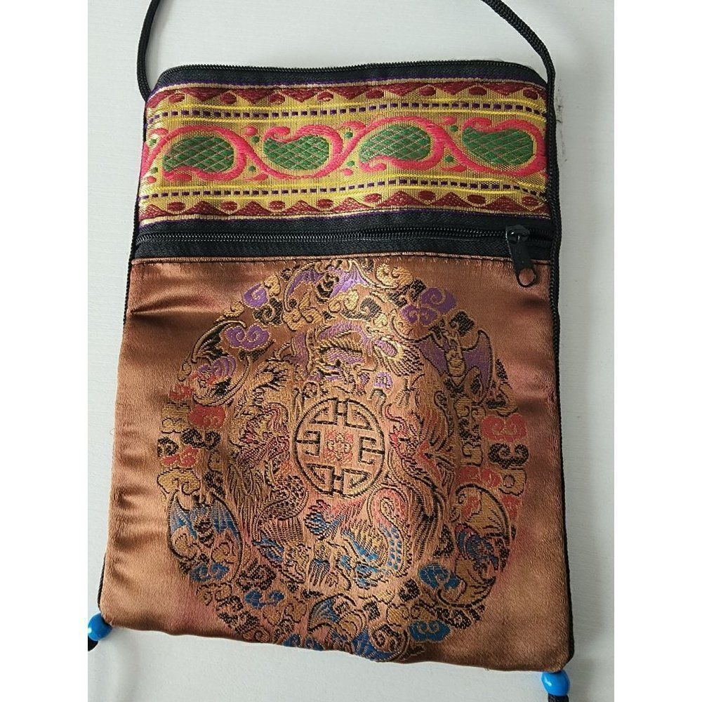 100% Silk handmade purse from Nepal